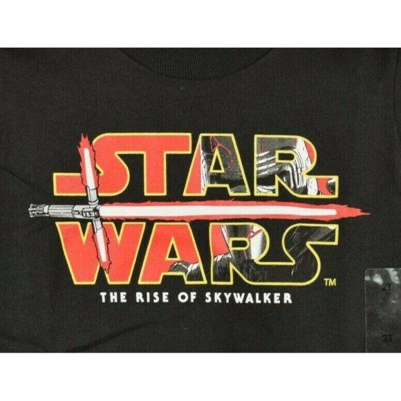 Mad Engine Kids 2T Star Wars The Rise of Skywalker Black T-Shirt New - Picture 2 of 4